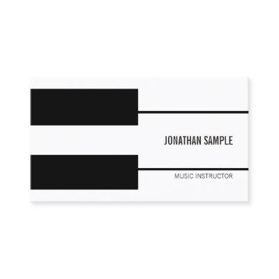 Piano Music Teacher Instructor Creative Modern