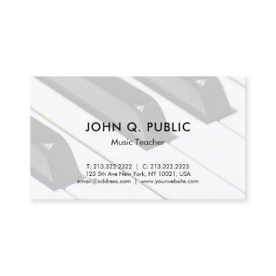 Piano Music Teacher Professional Simple Template
