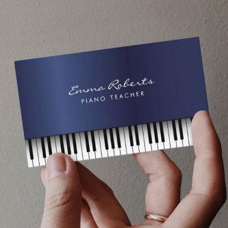 Piano Music Teacher Royal Blue Musical