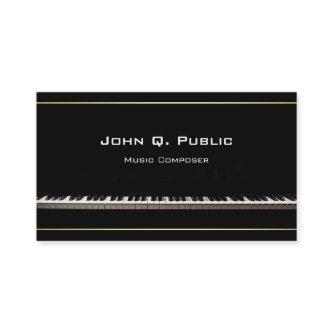 Piano Teacher Music Composer Professional Elegant