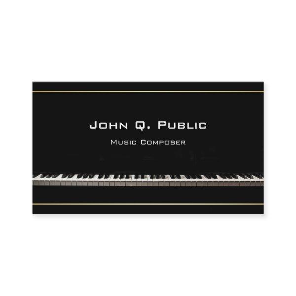 Piano Teacher Music Composer Professional Elegant