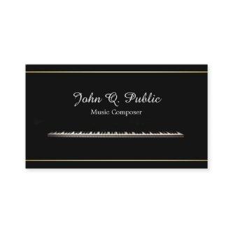 Piano Teacher Music Composer Professional Elegant