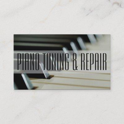 Piano Tuning & Repair Music Instructor Business