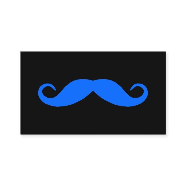 Pick A Color Mustache on Black