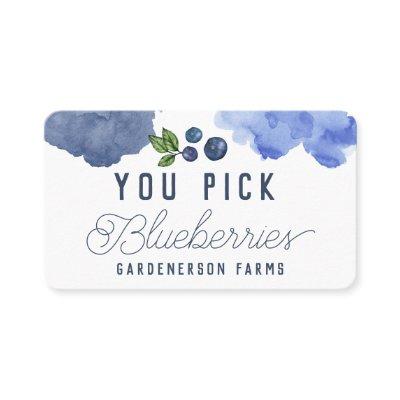 Pick Your Own Blueberries Custom