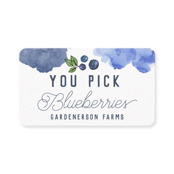Pick Your Own Blueberries Custom