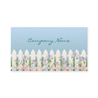 Picket Fence and Flowers