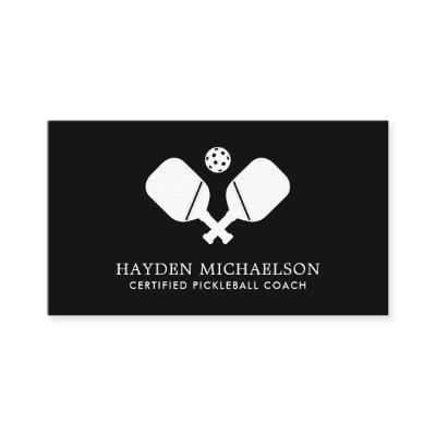 Pickleball Coach Instructor Pro Simple Modern