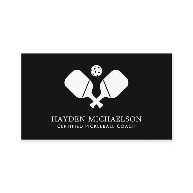 Pickleball Coach Instructor Pro Simple Modern