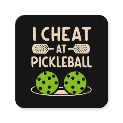 Pickleball Funny Square