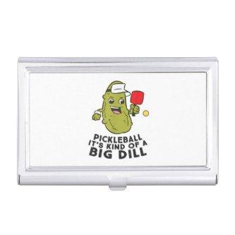 Pickleball It's Kind Of a Big Dill Pickles Pun Pic  Case