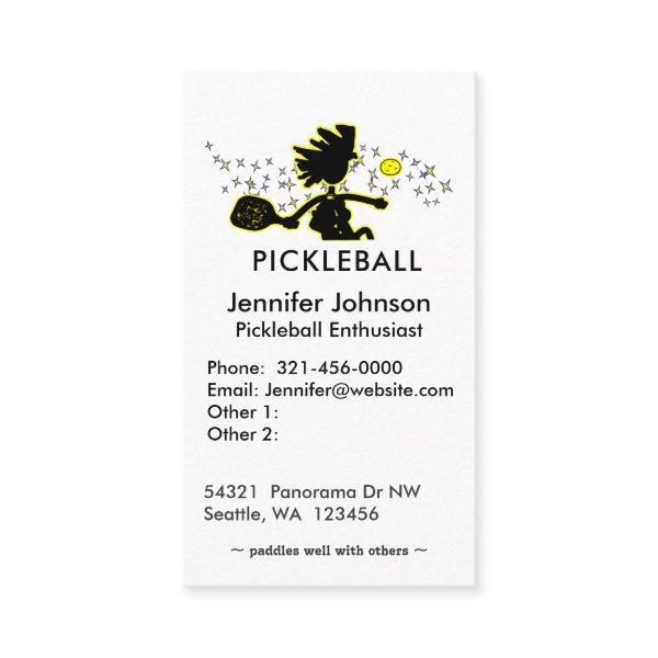 Pickleball Joyful Silhouette