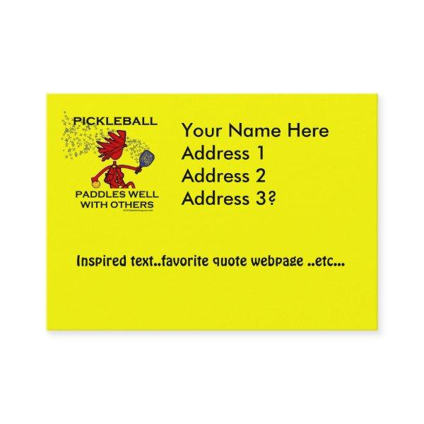 Pickleball Paddles Well With Others