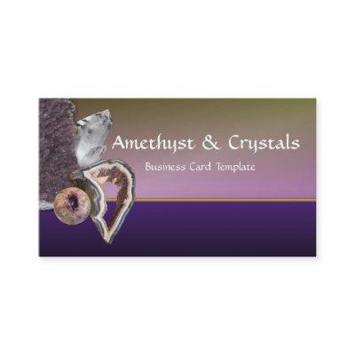 Picture of Raw Amethyst & Quartz Crystals