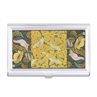 Pigeon Blue Yellow Fish Art Nouveau  Case