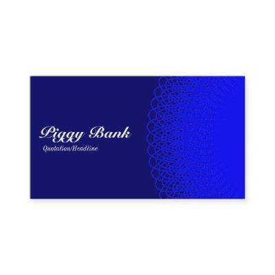 Piggy Bank - Shades of Blue