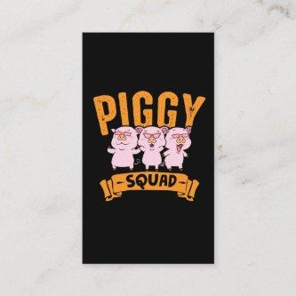 Piggy Squad Hog Piglet Cute Pig