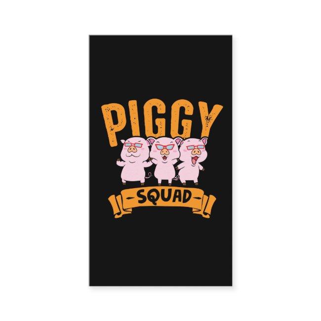 Piggy Squad Hog Piglet Cute Pig