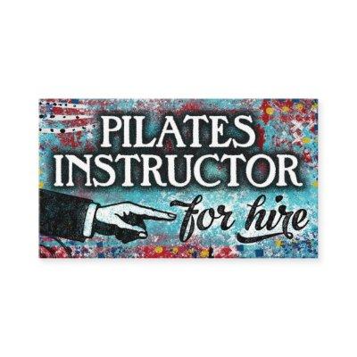 Pilates Instructor For Hire  - Blue