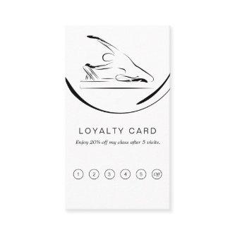 Pilates Mermaid on the reformer Loyalty Card