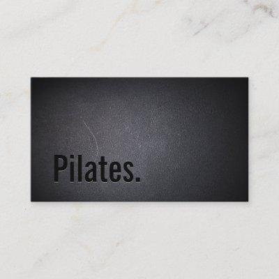 Pilates Professional Black Bold Text Minimalist