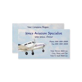 Pilot Aviation Twin Engine Plane
