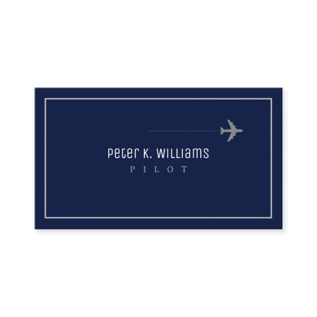 Pilot Simple Minimalist Modern Blue