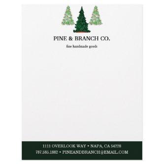 Pine Tree Logo Letterhead