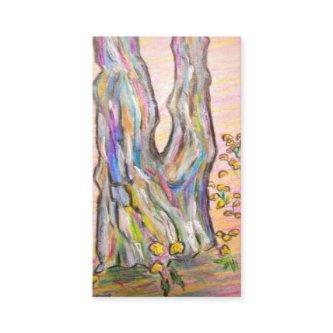 Pine Tree with Dandelions