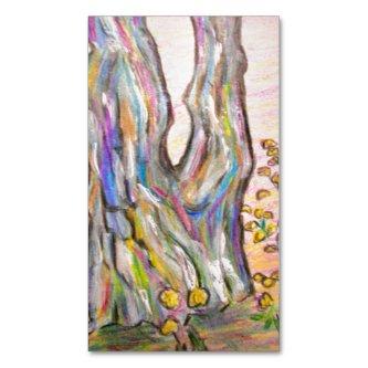 Pine Tree with Dandelions  Magnet