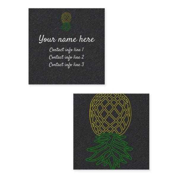 Pineapple Swinger Calling Card