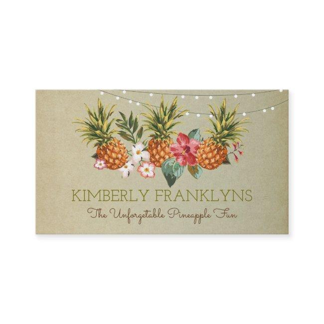pineapple tropical beach summer party palms