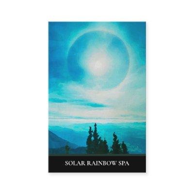 *~* Pines Mountains Rainbow Sun Blue