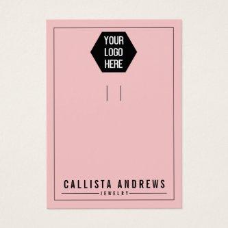 Pink Add Your Logo Multiple Keychain Display Card