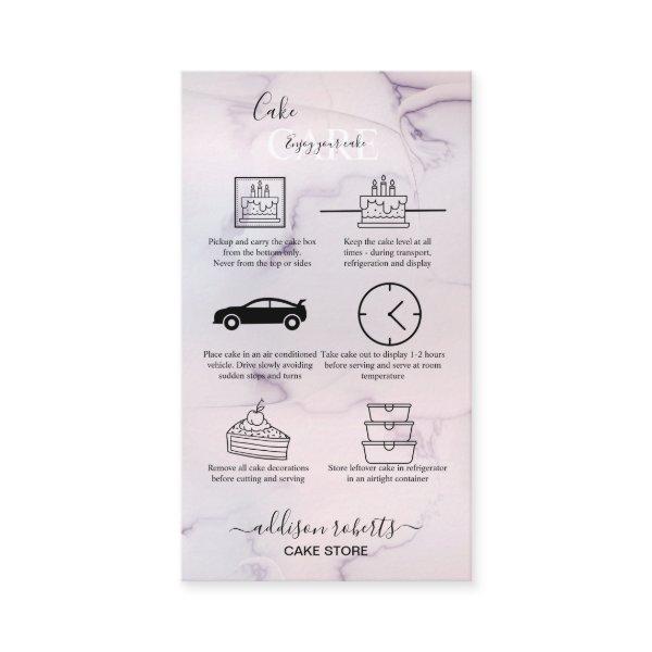 Pink Aesthetic Cake Care