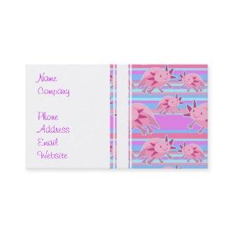 Pink Albino Axolotl Pattern