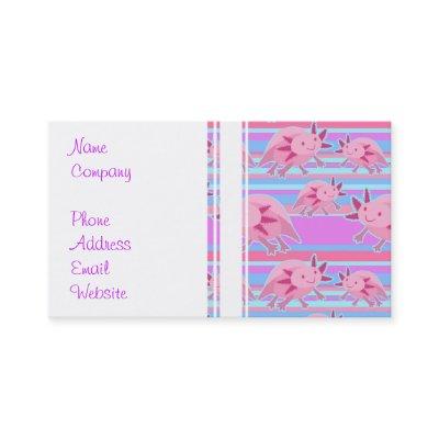 Pink Albino Axolotl Pattern