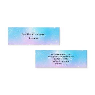 Pink and Blue Pastel Gradient Sky with Stars Mini