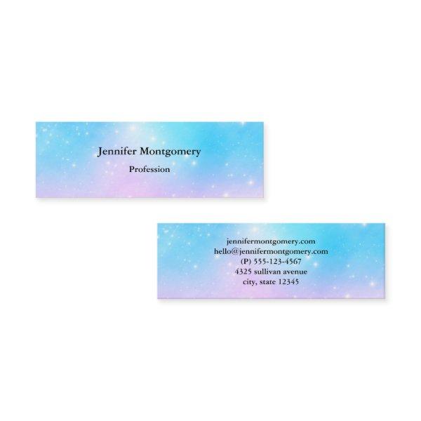 Pink and Blue Pastel Gradient Sky with Stars Mini