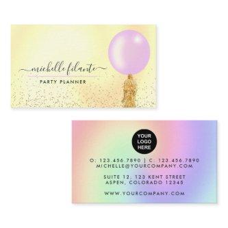 Pink and Gold Balloon Party Planner