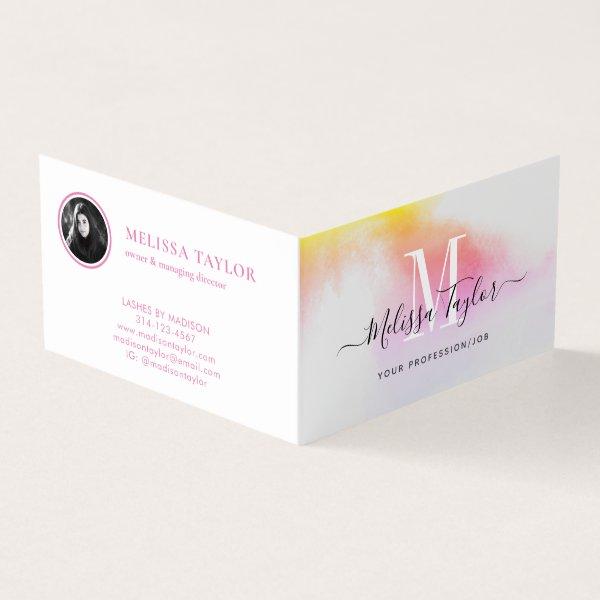 Pink and Gold Folded Holographic