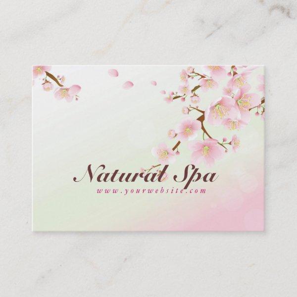Pink And White Cherry Blossom Natural Spa