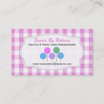 Pink And White Gingham: Candy