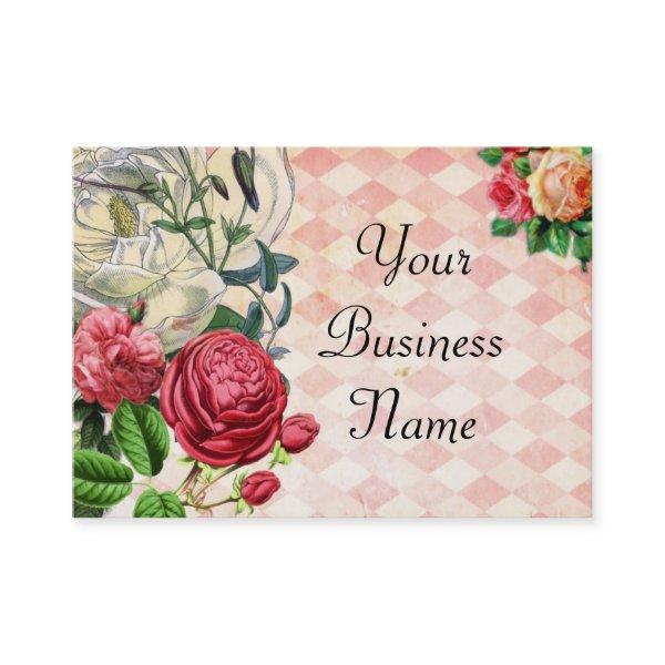 Pink Argyle Floral