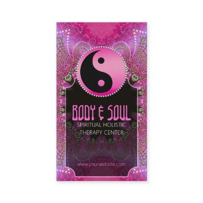 Pink Artistry YinYang New Age Yoga