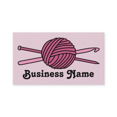 Pink Ball of Yarn (Knit & Crochet)