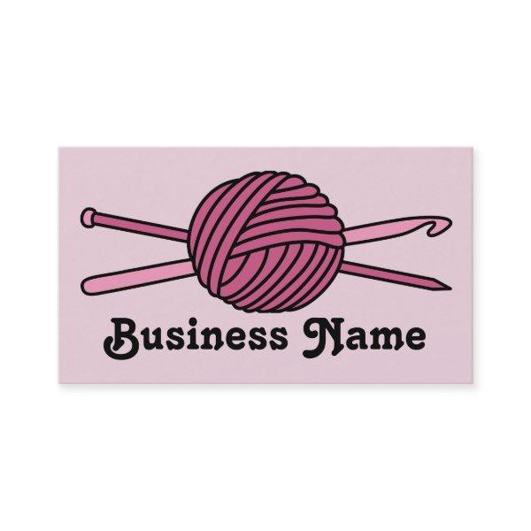 Pink Ball of Yarn (Knit & Crochet)