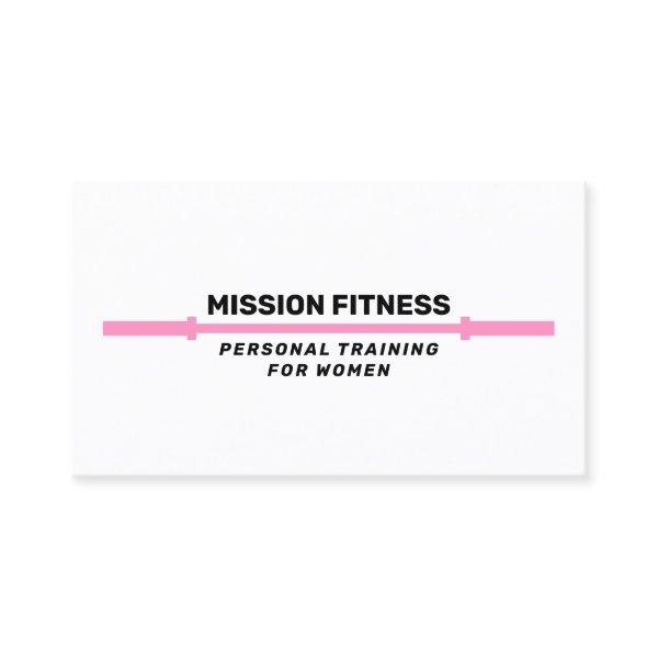 Pink Barbell Fitness Personal Trainer  Business B