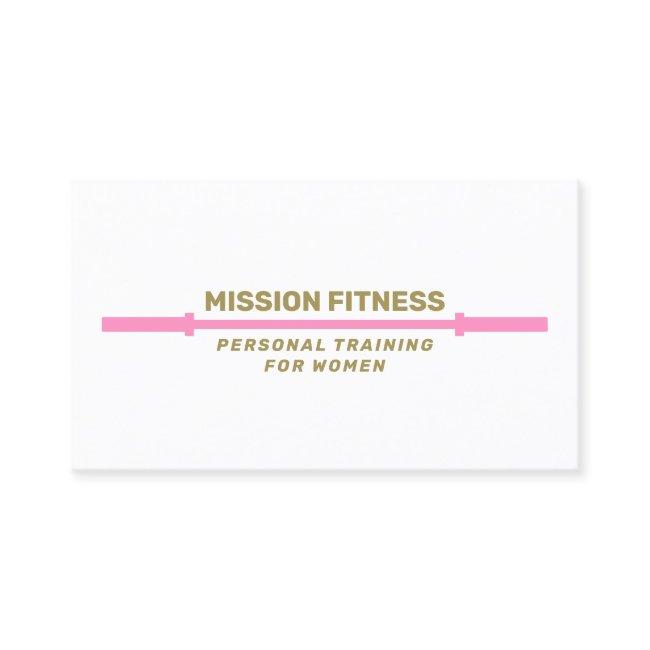 Pink Barbell Fitness Personal Trainer Business B