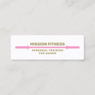 Pink Barbell Fitness Personal Trainer  Business B Mini